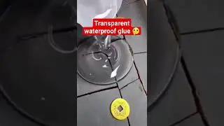 Transparent waterproof glue l 
