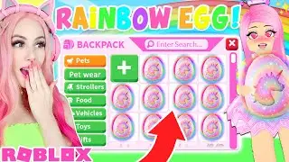 The Easter Bunny Gave Me The *NEW* RAINBOW EGG In Adopt Me... Roblox Adopt Me