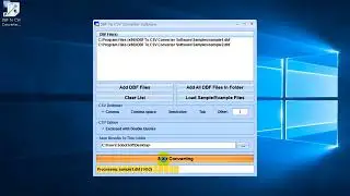 How To Use DBF To CSV Converter Software