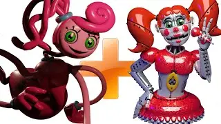 Mommy long legs + Circus Baby = ???  | Poppy Playtime chapter 2 animation | FNF music