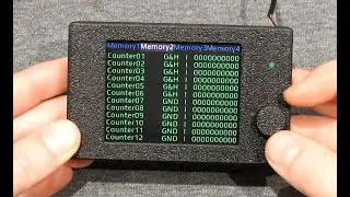 Digital Pulse Counter ESP32 12 Channels Licznik impulsów