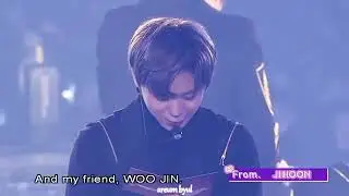Aww..PARK JIHOON AND PARK WOOJIN 😢 