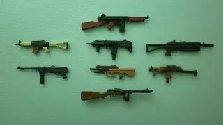 Пластилиновое оружие: Пистолет-пулемёты