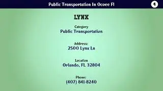 Top 10 Public Transportation In Ocoee Fl