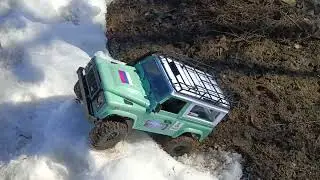 Первые покатушки на Defender ( MN D90 ) rc модель