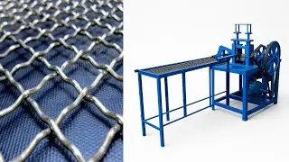 crimped wire mesh machine