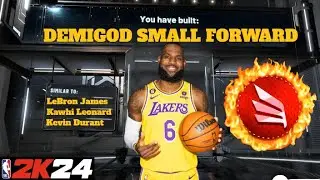 *NEW* BEST SMALL FORWARD BUILD IN NBA 2K24! MOST OVERPOWERED POINT FORWARD BUILD WITH CONTACT DUNKS!