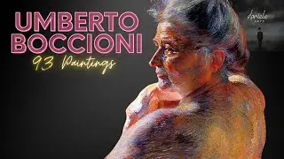 Umberto Boccioni: A Collection of 93 Paintings