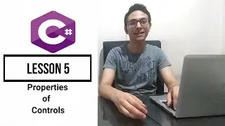 C# Beginners Tutorial 5 Properties of Controls سى شارب للمبتدئين الدرس الخامس خصائص الادوات