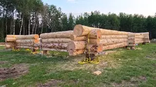 Building My Log Home Pt. 7 - The Turning Point of The Build