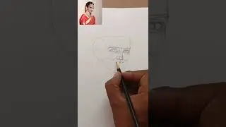 Face Outline Drawing #shorts