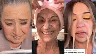 Senhora de 70 anos CHORA POR CAUSA DE MAQUIAGEM - O Poder da Maquiagem #makeup #make