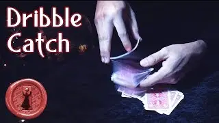 Catch a selected card while they are falling - Dribble catch card trick - Difficult level ★★☆☆☆