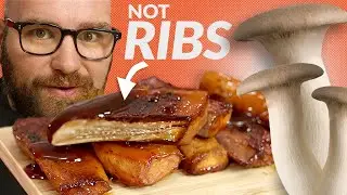 Making BBQ RIBS from a MUSHROOM!