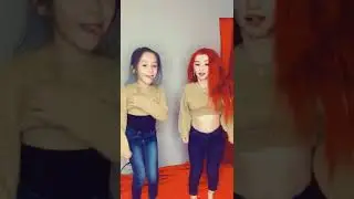 Tiny Texie and her Daughter do compilations of tiktok dances