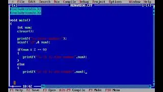 Even or Odd Numbers in C program | #cprogramming #bca #ctutorials