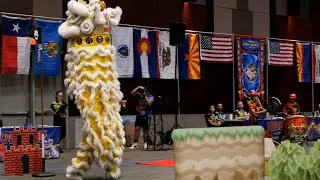 USDLDF National Dragon and Lion Dance Championships 2023 Mario Bros. Austin Texas- mua lan 4K
