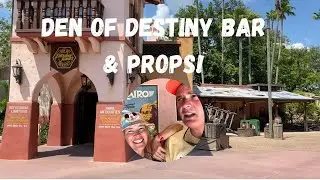 BRAND NEW Indiana Jones Pop up Bar - Den of Destiny HOLLYWOOD STUDIOS ORLANDO