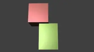 Blender Animation: The Cube Falls Over