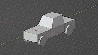 Simple Car in Blender 2024