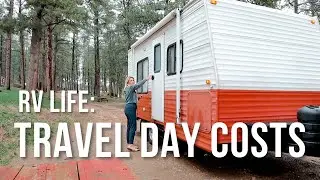 BACK TO RV LIFE! // Full travel day + cost