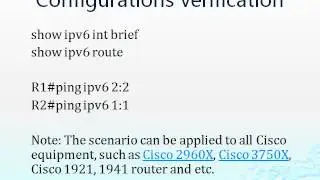 Configure IPv6 Static Routing for Cisco Devices