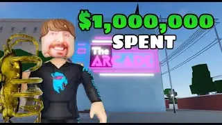 [YBA] I SPENT $1,000,000 ON ARCADE!