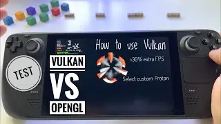 Vulkan vs OpenGL / Gamescope test on Steam Deck | shocking difference | How to use Vulkan Steam Deck