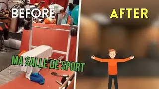 je modifie ma salle de sport ( enfin presque  🤷 )