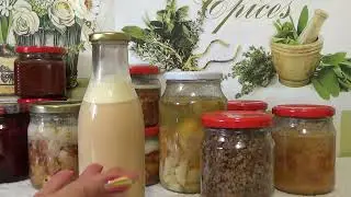 Автоклав и наши баночки. Делаем тушенку, каши, супы, варенье.
