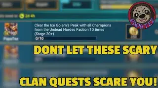 MOAR ICE GOLEM! But Clan Quests?! Don't let them scare you!