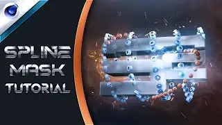 How to mask splines to a cloner in Cinema 4D!