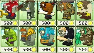PvZ All Gargantuar Zombie - PvZ Mod Team Plants