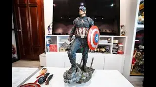 Unboxing 1/4 Captain America - IRON Studio
