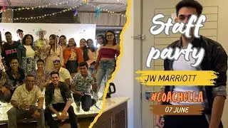 A day in My life | My First staff party | Indian student doing internship in JW Marriott Mauritius.