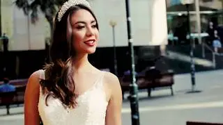 Vision in White Wedding Dress, as seen in Gowns Magazine