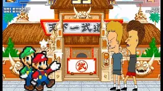MUGEN Request [1440]: Super Better Mario & Super Better Luigi vs. Beavis & Butt-Head