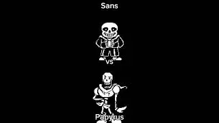 Sans vs Papyrus (Undertale)