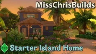 🌴Starter Island Home // Sims 4 Speed Build