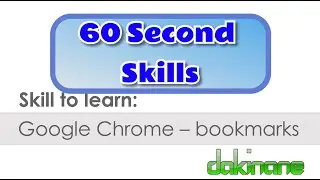 Google Chrome - create and manage bookmarks