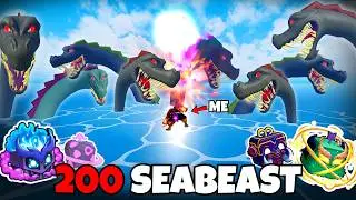 Killing 200 SEABEAST In Bloxfruits... 💀 (Part 2)