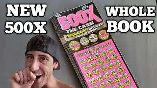 Whole Book - New $50 500X The Cash Tickets from the Florida Lottery!