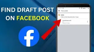 How To Find Draft Post On Facebook [EASY]