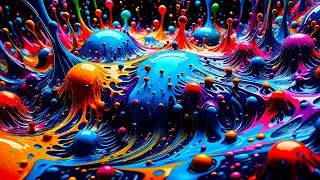 The Excitement of Colors - Copyright Free Abstract Background Video Screensaver (4K, UHD, No Sound)