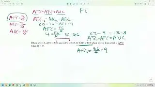 Finding AVC when you have ATC and a previous quantity
