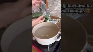 Yaprağı taze gibi tuzsuz en pratik şekilde buzlukta nasıl saklarız cevabı bu videoda 😍😍