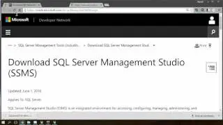 Installing SQL 2016 June 1 2016 (Old Version)