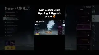 Akm Glacier Crate Opening #shorts #shortvideo #bgmi