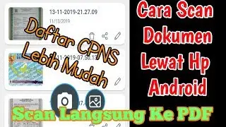 Cara scan dokumen,foto , ijazah, KTP ke Format JPG dan PDF Di Hp Android