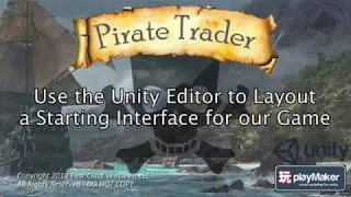 Create a Pirate Trading Game in Playmaker & Unity EP2 - Layout a Basic Interface
